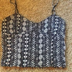 Aztec style Crop Top
